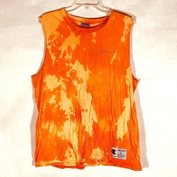 Champion Tye Dye Acid Wash Custom Tee Muscle Shirt - Picture 1 of 10